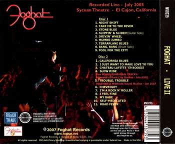2CD Foghat: Live II DIGI 21227