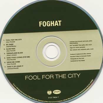 5CD/Box Set Foghat: Original Album Series 121810