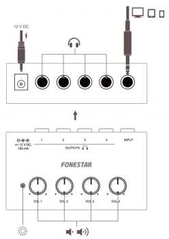 Audiotechnika Fonestar FDA-4A