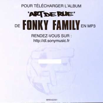 2LP Fonky Family: Art De Rue CLR 67350