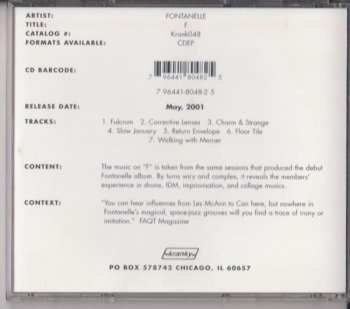 CD Fontanelle: F