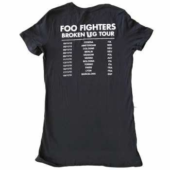 Merch Foo Fighters: Foo Fighters Ladies T-shirt: Break A Leg (back Print & Ex-tour) (small) S