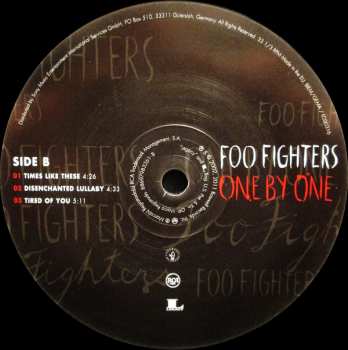 2LP Foo Fighters: One By One 41748