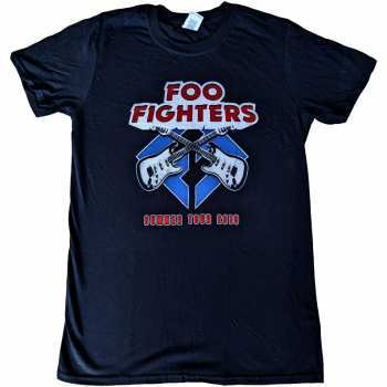 Merch Foo Fighters: Foo Fighters Unisex T-shirt: Concrete & Gold 2019 European Tour (ex-tour) (back Print) (small) S