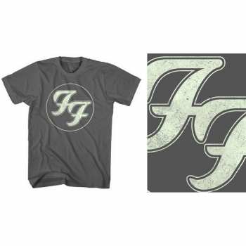 Merch Foo Fighters: Tričko Gold Ff Logo Foo Fighters  XXL