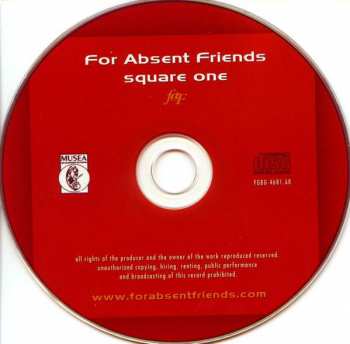 CD For Absent Friends: Square One 111617