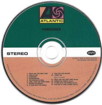 CD Foreigner: Foreigner