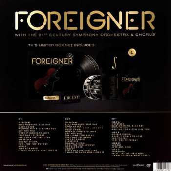 2LP/CD/DVD/Box Set Foreigner: The Hits Orchestral LTD 40577