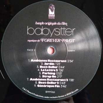 LP Forever Pavot: Bande Originale Du Film Babysitter 539799