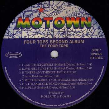 LP Four Tops: Second Album LTD 429316