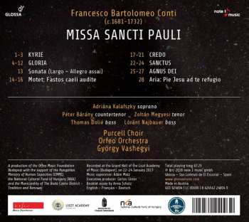 CD Francesco Bartolomeo Conti: Missa Sancti Pauli 113290