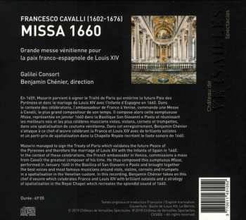 CD Francesco Cavalli: Missa 1660 (Grande Messe Vénetienne Pour La Paix Franco-Espagnole De Louis XIV) 190543