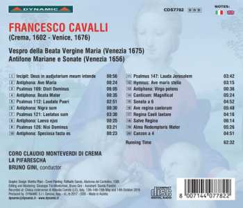 CD Francesco Cavalli: Vespero Della Beata Vergine Maria / Antifone Mariane E Sonata 274896