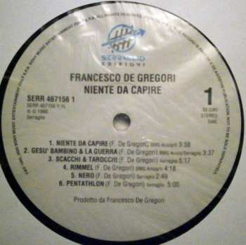 LP Francesco De Gregori: Niente Da Capire 517387