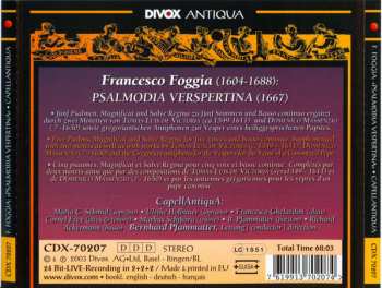 CD Francesco Foggia: Psalmodia Vespertina 185662