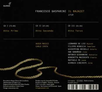 3CD Francesco Gasparini: Il Bajazet (1719) 331648