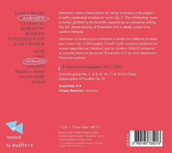 CD Francesco Geminiani: Concerti Grossi & La Follia 307822