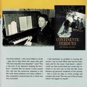 CD Angelo Francesco Lavagnino: Continente Perduto (Original Motion Picture Soundtrack »In Full Stereo«) LTD