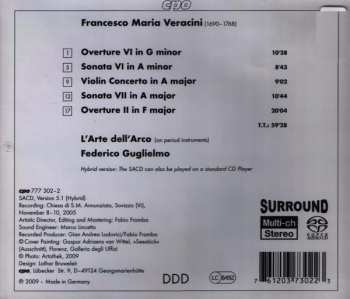 SACD Francesco Maria Veracini: Overtures & Concerti Vol. 1 177708