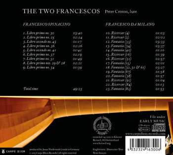 CD Francesco Spinacino: The Two Francescos 524155