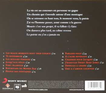 CD Francis Cabrel: À L'aube Revenant