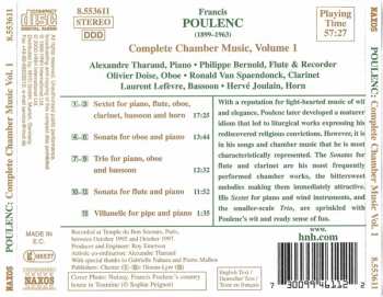 CD Francis Poulenc: Complete Chamber Music, Vol. 1 189152