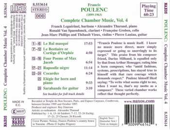 CD Francis Poulenc: Complete Chamber Music Vol. 4 241131