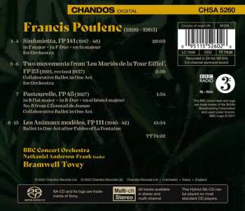SACD Francis Poulenc: Les Animaux Modèles / Sinfonietta / Discours Du Général / La Baigneuse De Trouville / Pastourelle 453202