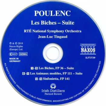 CD Francis Poulenc: Les Biches - Suite  323031