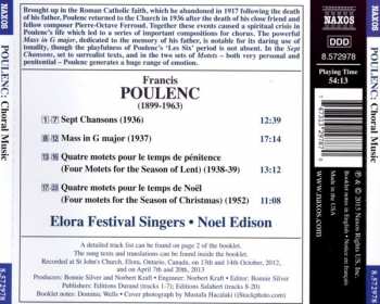 CD Francis Poulenc: Mass In G Major • Sept Chansons • Motets 235223