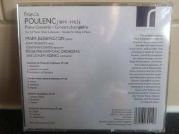 CD Francis Poulenc: Piano Concerto / Concert Champêtre / Trio For Piano, Oboe & Bassoon / Sonata For Oboe & Piano 327125