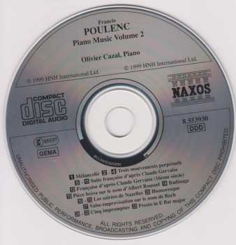 CD Francis Poulenc: Piano Music Volume 2 324282