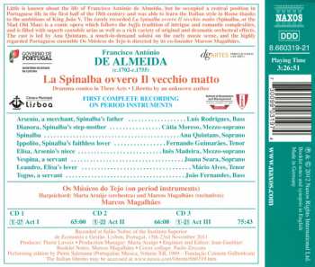 3CD Francisco António de Almeida: La Spinalba (Or The Mad Old Man) 407693