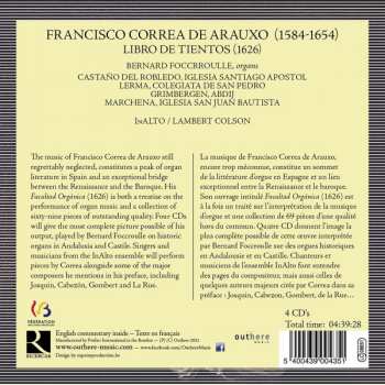 4CD/Box Set Francisco Correa De Arauxo: Libro de Tientos 332698
