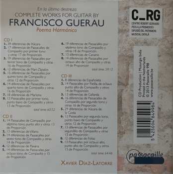 3CD Francisco Guerau: Complete Works For Guitar. Poema Harmónico 333280