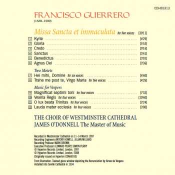 CD Francisco Guerrero: Missa Sancta Et Immaculata 296163