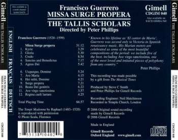 CD Francisco Guerrero: Missa Surge Propera 320931