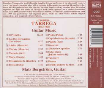CD Francisco Tárrega: Guitar Music 148258