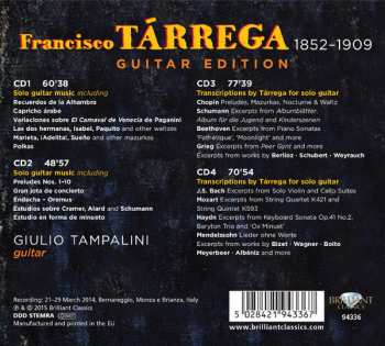 4CD Francisco Tárrega: Tárrega: Guitar Edition 193391