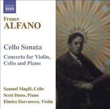 Album Franco Alfano: Cello Sonata / Concerto For Violin, Cello And Piano