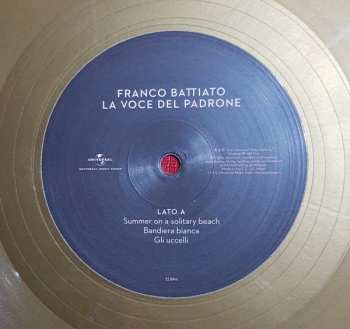 LP Franco Battiato: La Voce Del Padrone (40th Anniversary) DLX | LTD | CLR 341406
