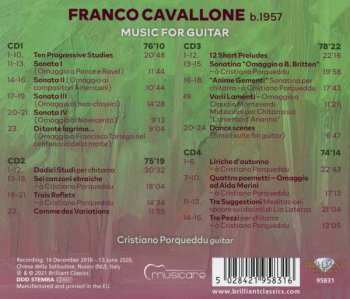 4CD Franco Cavallone: Music For Guitar 531270