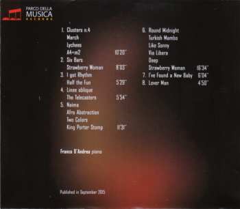 3CD/Box Set Franco D'Andrea: Three Concerts. Live At The Auditorium Parco Della Musica 465352