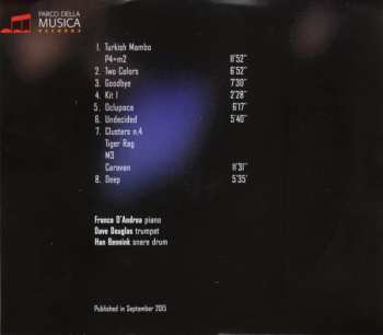 3CD/Box Set Franco D'Andrea: Three Concerts. Live At The Auditorium Parco Della Musica 465352