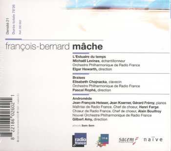 CD François-Bernard Mâche: L'Estuaire Du Temps / Braises / Andromède 341100