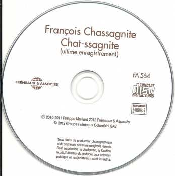CD François Chassagnite: Chat-ssagnite 401625