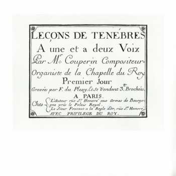 CD François Couperin: Leçons De Ténèbres 289297