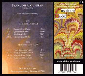 2CD François Couperin: Pièces De Clavecin Des Livres III & IV 323117