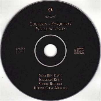 CD François Couperin: Pièces De Violes 326995