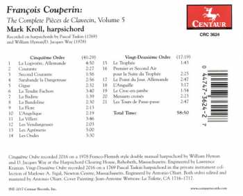 CD François Couperin: The Complete Pièces de Clavecin, Vol. 5 94056